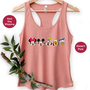 Mickey And Friends Racerback Tank, Mickey Mouse Tank, Disneyworld Racerback Tank, Mickey And Minnie, Disney Racerback, Disney Girl Trip Tank
