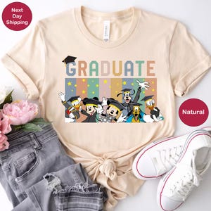 Graduate Mickey And Friends T-Shirt, Disney Graduation 2024 Shirt, Graduate Mickey Mouse Shirt, Funny Gift For Grad, Disney Grad Trip Shirts