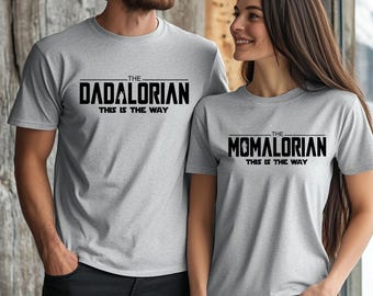 Comfort Colors Momalorian Dadalorian Matching Shirts, Dadalorian Sweatshirt, Momalorian Hoodies, Mommy Star Wars Shirt, Daddy Youth Hoodie,