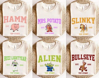 Disney Toy Story T-Shirt, Toy Story Shirt, Custom Family Matching Shirts, Disney Vacation Tee, Disney Group Shirt, Disney Personalized Shirt