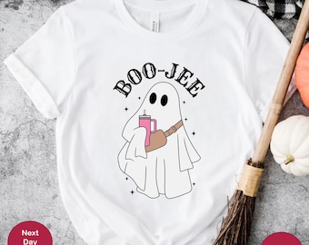 Halloween Ghost Shirt, Boo Jee Shirt, Ghost Boo Jee Shirt, Spooky Ghost Shirt, Spooky Season Ghost Shirt, Spooky Vibes Shirt, Halloween Gift