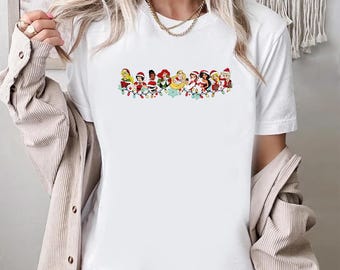Disneyland Princesses Christmas Shirt, Disneyland Princess Youth Toddler Shirt, Disney Princess Christmas 2025 Outfit, Xmas Bella Cinderella