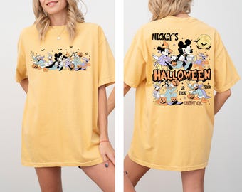 Disney Halloween 2024 Shirts, Mickey Minnie And Friends Halloween Shirt, Halloween Party Shirt, Disney Halloween Shirt