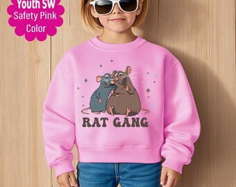 Ratatouille Remy And Emile Rat Gang Sweatshirts, Anyone Can Cook Long Sleeve, Disney World Hoodie Gift Hoodie, Ratatouille Youth Sweatshirt