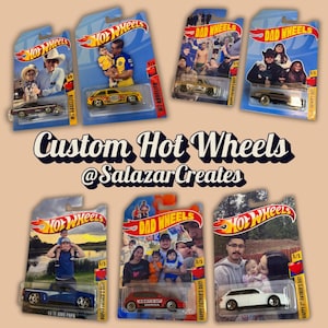 Hot Wheels personalizados para regalo personalizado/regalo de San Valentín/regalo de fiesta/coleccionable personalizado