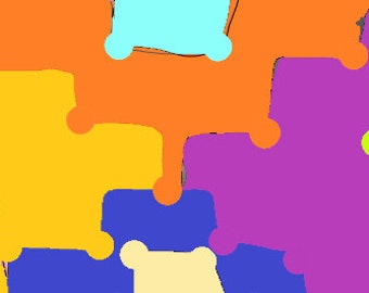Colorful Shapes Art Print