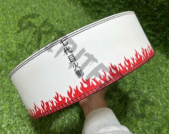 Cinturón de levantamiento de pesas de anime: cinturón de levantamiento de pesas de cuero personalizado para gimnasio