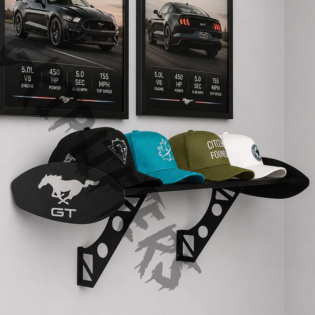 Spoiler Wall Rack Mustang GT Style Spoiler Shelf – Wall Mounted Race Car Decoration - Etsy