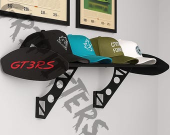 GT3RS Style Spoiler Shelf – Black Motorsports Wall Art