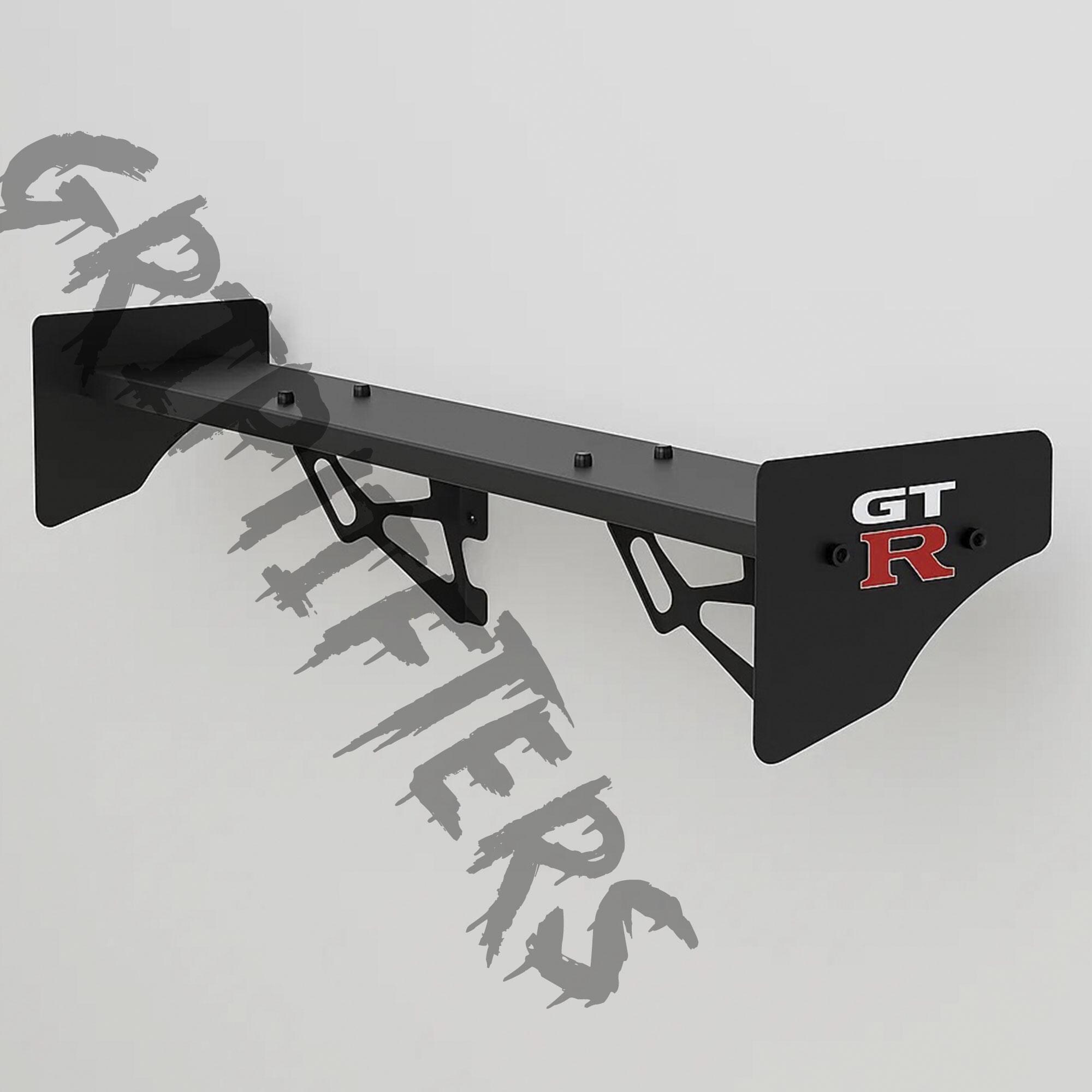 Spoiler Wall Rack Custom GTR Style Spoiler Shelf – Aerodynamic Rear Wing Wall Shelf - Etsy