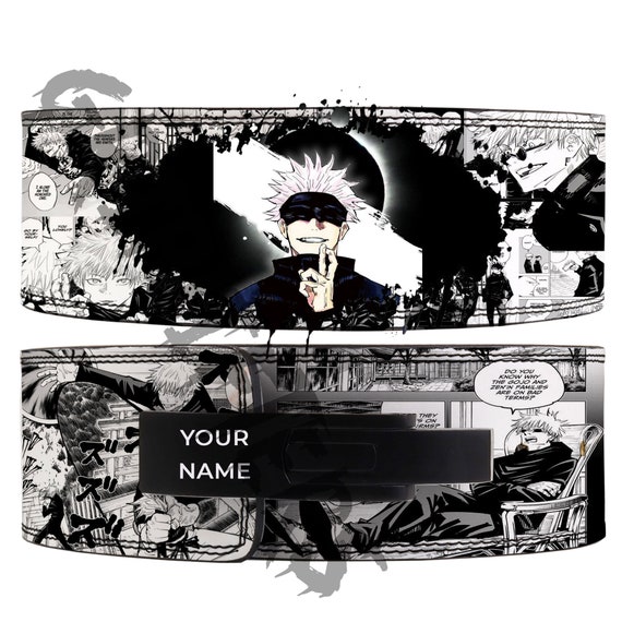 Gojo Anime Lever Lifting Belt: Pure Leather Gym & Powerlifting