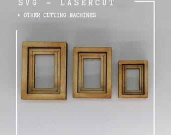 SVG Download miniature picture frame in scale 1:12