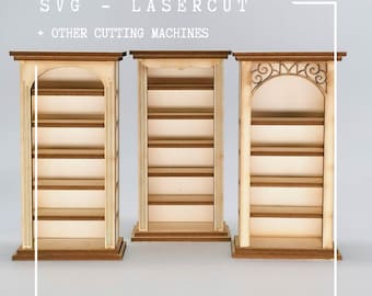 SVG file of shelves at a scale of 1:12