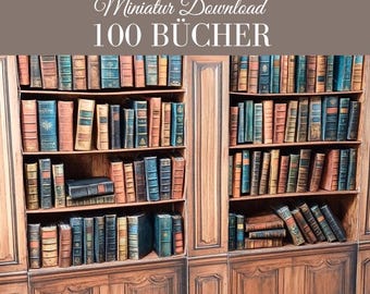 Miniature Books (100 pieces) Craft Sheet Download