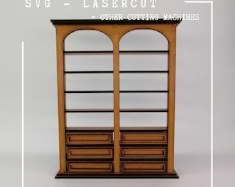 SVG download file Large shelf in scale 1:12