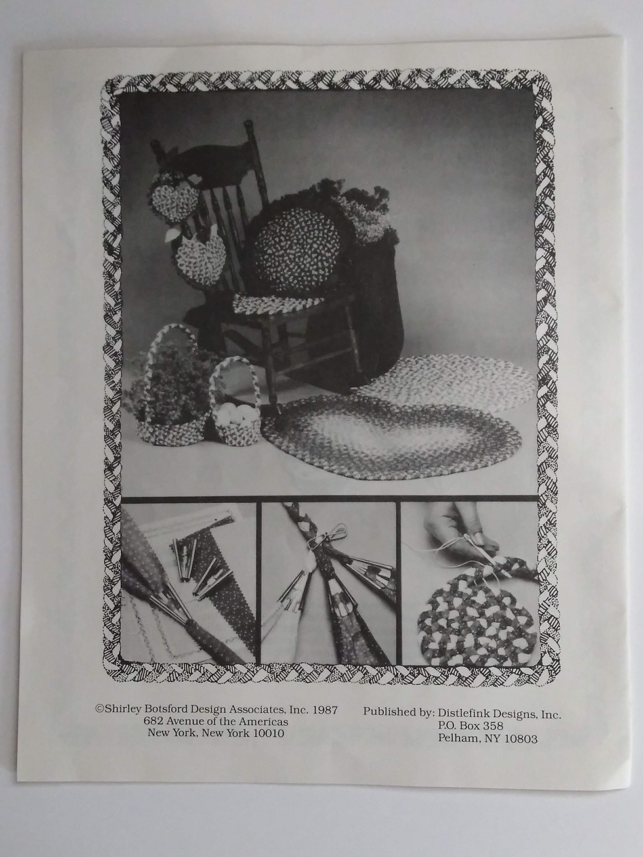 Deluxe Braidcraft Rug Braiding Starter Kit Cones Clamp Lacing Needle