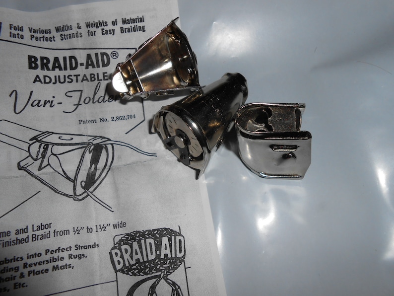 Braid-aid Varifolders: Fabric Folders Braiding Rugs, Pre-owned ...