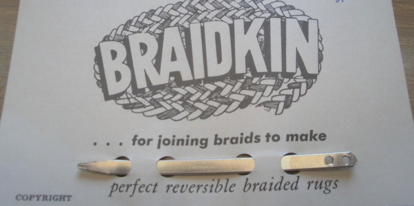 Braidkin Lacing Needle Rug Braider Lacer, Braided Rugs Etsy
