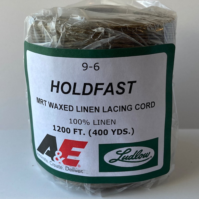 Waxed LINEN Lacing 96 6ply Cord Rug Braiding Weaving Twine Thread