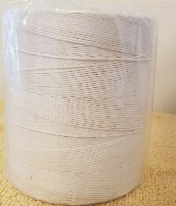 Unwaxed LINEN Lacing 6ply Cord Rug Braiding Weaving Twine Thread