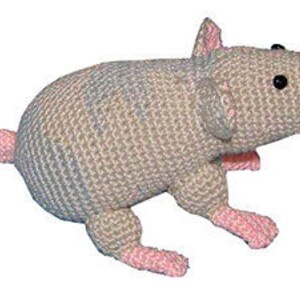 amigurumi rat bibi crochet PDF pattern tutorial crochet animal designed by Conni Hartig file ebook image 2