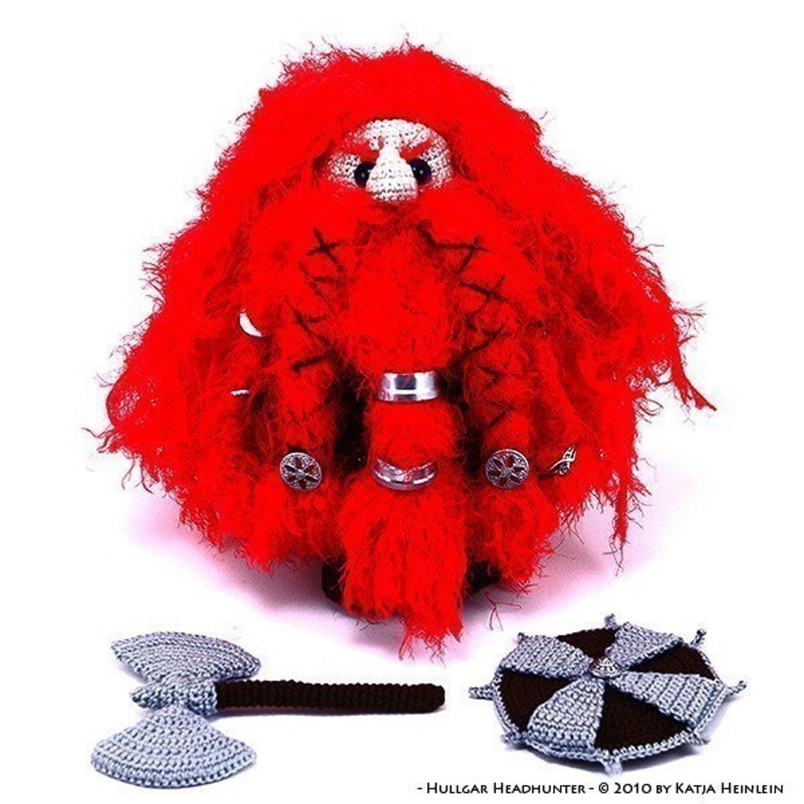 Headhunter Patterns Hullgar Headhunter, Dwarf Crochet Pattern, Pdf Tutorial by Katja ...