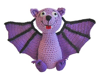 Feldermaus Flediba Halloween Häkelanleitung Ebook PDF Anleitung Tier Amigurumi häkeln