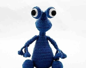 alien JayJay, crochet pdf pattern, amigurumi tutorial Häkelanleitung fantasy ebook by Katja Heinlein scifi