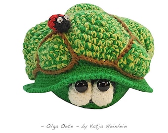 Amigurumi häkeln, Anleitung Schildkröte Olga Oete