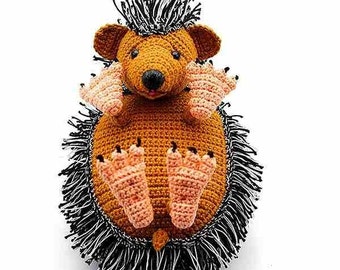 crochet pattern hedgehog Munky PDF amigurumi animal