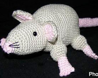 Häkelanleitung Ratte Bibi, Designer: Conni Hartig Amigurumi Anleitung Häkelmuster häkeltier ebook häkeln digital Haustier nagetier nager