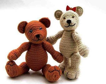 Bär PDF Häkelanleitung baer pattern Teddy Alexa von Katja Heinlein Anleitung häkeln bärchen tier häkelbär häkeltier ebook amigurumi teddy