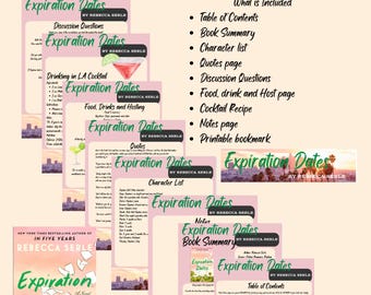 Expiration Dates by Rebecca Serle Book Club Kit