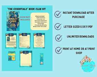 Book Club Kit for "The Amalfi Curse" by Sarah Penner *Essentials*