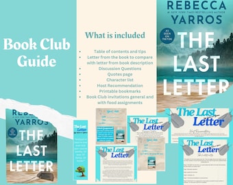 The Last Letter by Rebecca Yarros Book Club Guide