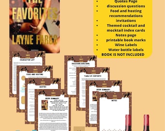 Book Club Kit for "The Favorites" by Layne Fargo *Deluxe Version*