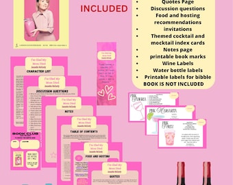 Book Club Kit for "I'm Glad My Mom Died" by Jannette McCurdy *Deluxe Version*