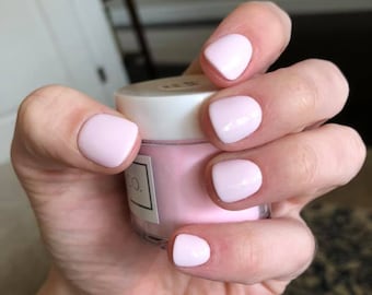 Dp.04 Cotton Candy | Dip Powder | No Lamp Needed | DIY Manicure | Girly Neutral Nails | At Home Acrylic Nail Supplies | Pale Pink Mani | Dp4