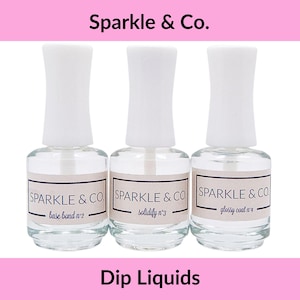 Dip Liquids- dip base, dip activator, dip top, dip liquid, dip nail, dip powder, dip powder for nails, dip powder kit, nail, nails, nail dip