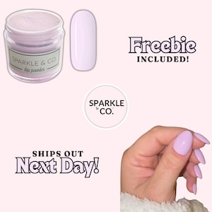 Dp.327 Lavender Moon Nail Dip Powder, Glow in the dark Purple, dip powder, nail dip, nails dips, dip powder for nails, dipping powders, dips