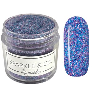 Dp.199 Cotton Candy Fierce Nail Dip Powder, Handmade Bright Turquoise, acrylics, nail dip powder, nail dipping powder, dips powder for nails