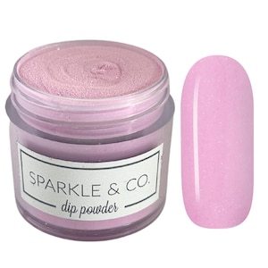 Dp.198 Bubbleyum Nail Dip Powder, Handmade Sparkly Pink, dip nail powder, acrylic dip, nail dip powder, dipping powder, dip powder for nails
