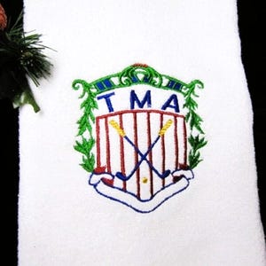 Custom Monogrammed Personalized Golf Towel, Father&#39;s Day Gift, Fast Shipping, Birthday Gift for Golfer