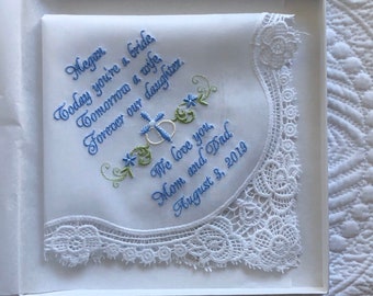 Bride Handkerchief from Parents