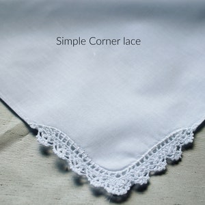 Mother of the Bride Custom Embroidered Wedding Handkerchief Gift image 5