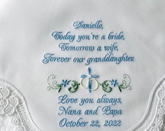 Bride Handkerchief from Grandparents