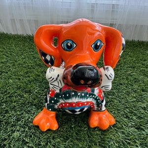 Dachshund Dog Mexican Talavera Home Decor