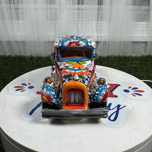 DOD Old Truck Mexican Talavera Home Decor
