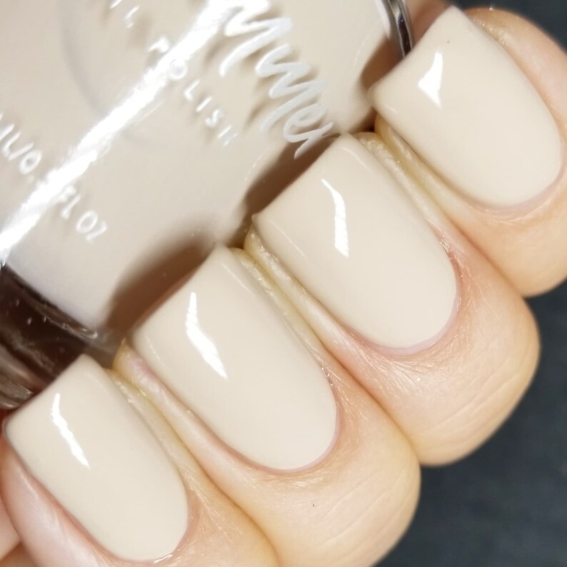 The Snuggle Is Real Cream Nail Polish by KBShimmer Etsy