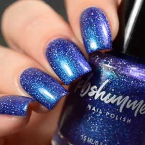 Why So Sirius? Holo Glow Flake Nail Polish by KBShimmer